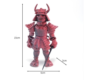 Samurái Japonés Impreso en 3D, Figura de Acción de <span class=keywords><strong>Anime</strong></span>, Película, Dibujos Animados, <span class=keywords><strong>con</strong></span> Articulaciones Móviles, Retráctil, en Caja - Product Image 2