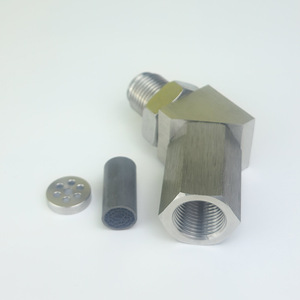 Adaptador de Sensor de Acero Inoxidable M18x1.5, Conector de Extensión de 45 Grados para Aplicaciones en Tanques - Product Image 3