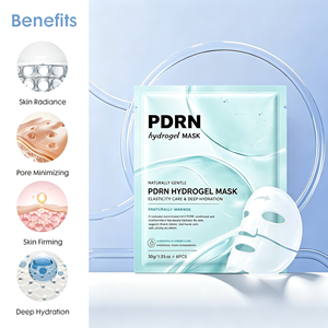PDRN Hydrogel Mask <b>with</b> Panthenol Multi Collagen Elasticity Care Deep Hydration Facial Mask - Product Image 1
