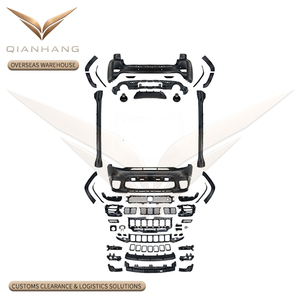 Kit carrosserie complet style WK2 SRT8 en PP, pare-chocs avant/arrière et jupes latérales, conversion pour <span class=keywords><strong>Grand</strong></span> <span class=keywords><strong>Cherokee</strong></span> 2011-2021, numéros OE, neuf - Product Image 1