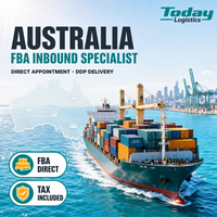 Agent de transport maritime Australie FBA Reapprovisionnement LCL Livraison par coursier Dédouanement Stockage Mises à jour sur les conteneurs