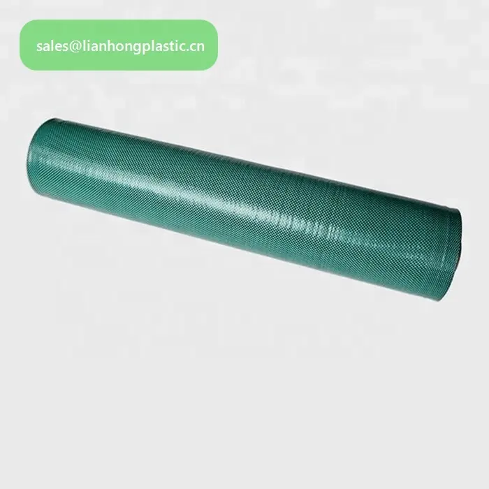 Green colour slit fence with paper tube plastic mulch landscape fabric PP Woven Silt Fence