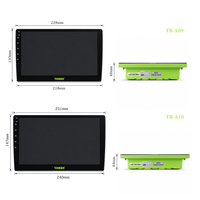 Autoestéreo Doble DIN con Pantalla Táctil de 9-10 Pulgadas, Sistema de Audio para Auto, Reproductor de DVD, Navegación GPS, CD, DVD, USB, Entrada AUX, Radio Universal para Auto