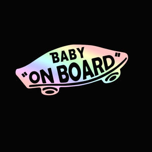 Pegatina de Seguridad para Automóviles, Camiones y Camionetas con la Leyenda 'Bebé a Bordo', Calcomanía Resistente al Agua para Parachoques - Product Image 4