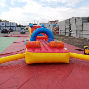 Amphibious kids outdoor party jumpers <b>bounce</b> house inflatable water obstacle course for swimming pool - Product Image 3