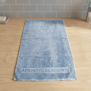 Toalla con Logotipo en Relieve para Hoteles y Resorts, 100% Algodón Orgánico de Secado Rápido - Product Image 3