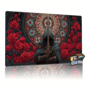 แผ่นรองเมาส์เกม <span class=keywords><strong>MTG</strong></span>/TCG สไตล์ญี่ปุ่นสุดเท่ สำหรับเกมการ์ดสะสม แผ่นรองเกมสำหรับโต๊ะ ลายงานศิลปะไดนามิก พิมพ์คุณภาพสูง - Product Image 1