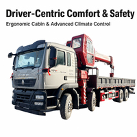 Grue montée sur camion haute performance de 16 tonnes, économique pour la levée en construction, sur mesure pour l'exportation