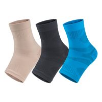 3093 #   Manchon de compression respirant en tricot pour cheville, chaussette de soutien élastique pour la course et le basketball, attelle de cheville sportive