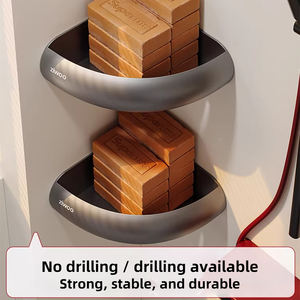 Estante de Baño ZIWOO, <span class=keywords><strong>Sin</strong></span> Necesidad de Perforación, Montado en la Pared por Encima del Lavabo, Estante <span class=keywords><strong>para</strong></span> Guardar Gel de <span class=keywords><strong>Ducha</strong></span> - Product Image 4