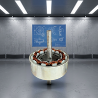 Compresseur de production d'oxygène 4L, assemblage de rotor fixe et de stator à enroulement, assemblage de stator, moteur à courant continu