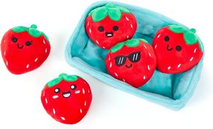 Fraises d'Émotion en Peluche Douces et Moelleuses, Jouets à Pousser, Excellent Cadeau pour <span class=keywords><strong>les</strong></span> Proches de Tous Âges, Comprend 5 Peluches Géantes - Product Image 2