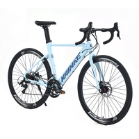 Bicicleta de Carretera de Aluminio de 14 Velocidades al por Mayor, Bicicleta de Carreras de 700C para Adultos