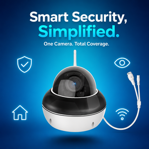 Cámara de Seguridad PTZ con WiFi, Domo para Exteriores, Luz Infrarroja, Visión Nocturna, Detección de Movimiento, IP66 Impermeable, <span class=keywords><strong>Alarma</strong></span> para el Hogar - Product Image 3