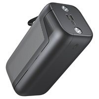 Articles en gros, batterie externe rechargeable haute capacité 22,5W, charge rapide PD20W, lampe torche intégrée, 60000mAh, XP-60L