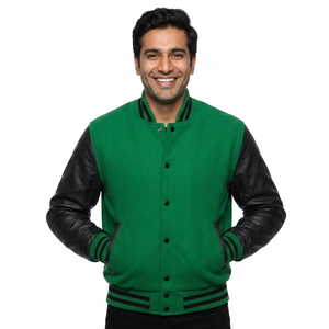 New Varisty <b>Jacket</b> for <b>Men</b> and Streetwear <b>Long</b> Sleeve for Wool Letterman Varsity CollegeBaseballjacket for <b>men</b> - Product Image 1
