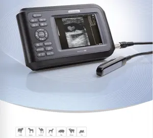 VET portatile Full Digital Veterinary Ultrasound Machine Black White Doppler Ultrasound per bovini da fattoria