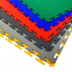 กระเบื้องปูพื้นโรงรถแบบ interlocking ทำจาก PVC ไวนิล ทนทาน กันลื่น - Product Image 1