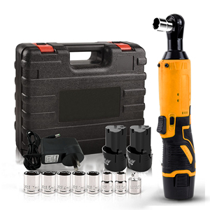 L Llave de Impacto Inalámbrica de Alto Torque con Batería de Litio de Carga Rápida, Llave de Impacto Angular de 90 Grados con Soporte de Carga para Bricolaje Eléctrico de 12V - Product Image 6