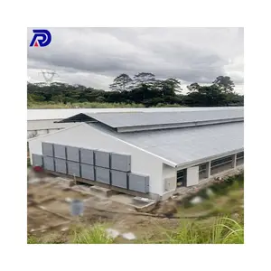 fully customized modern farm style prefab large farm house shed steel fabricated buildings for aquaculture farms