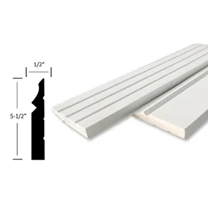 Top Supplier Cheap price solid Wood molding baseboard skirting board molding cabinet frame molding