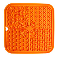 Tapis de léchage pour animaux de compagnie, premium, avec ventouses, distributeur de nourriture lente, lavable, antidérapant, en silicone solide, pour petits animaux