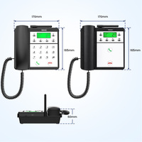 Téléphone Interphone Sans Fil de Bureau Full Duplex avec Haut-Parleur Mains Libres et Système d'Appel Intérieur Multi-Canaux Extensible