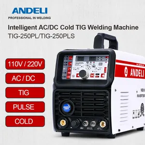 Andeli Hot Koop TIG-250PL Aluminium Tig Lassen Machine 2022 Nieuwe Aankomst Ac Dc Pulse Koude Lassen Machine 220V