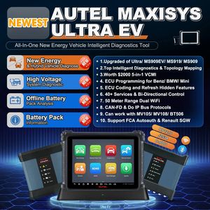 Herramienta de Diagnóstico Inteligente para Vehículos Eléctricos Autel MaxiSys Ultra EV con Kit EVDiag, Análisis de Sistema de Alto Voltaje y Paquete de Baterías VCMI EV, PK Ultra - Product Image 6