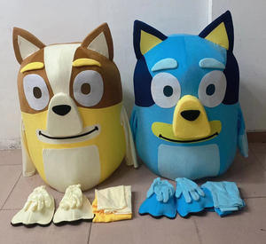 Último Diseño de Shengchi, Disfraz de Mascota de Perro Bluey y Bingo para Adultos, Disfraz de Perro de Dibujos Animados Navideño para Festividades - Product Image 6