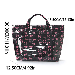<span class=keywords><strong>Sac</strong></span> fourre-tout en PVC grande capacité avec imprimés nœuds, <span class=keywords><strong>sac</strong></span> à main hobo <span class=keywords><strong>pour</strong></span> <span class=keywords><strong>femme</strong></span>, idéal <span class=keywords><strong>pour</strong></span> la plage et les voyages - Product Image 6
