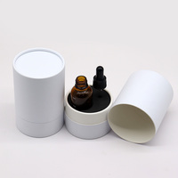 Boîte ronde en carton personnalisée de haute qualité pour l'emballage de cosmétiques, pour flacon d'huile essentielle ou de parfum