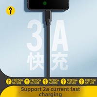 Cable USB 2.0 de 20A Macho a Tipo-C con Carga Rápida de 3A y Transferencia de Datos, 1 Metro de Largo, Material de PVC