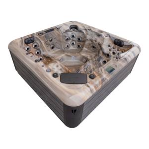 Moda puesta de sol 5 personas bañeras de <span class=keywords><strong>Spa</strong></span> al aire libre EE. UU. Balboa bañera de hidromasaje <span class=keywords><strong>Spa</strong></span> exterior Whirlpool masaje Jets esquí sobre el suelo piscina - Product Image 2