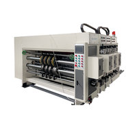 Machine à fabriquer des boîtes en carton à grande vitesse, machine d'impression flexo 2 couleurs, imprimante pour carton ondulé, machine à découper