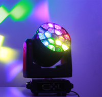 Projecteur LED à tête mobile GBR-BE1930 19x30W RGBW ZOOM LED Grand Œil pour éclairage de scène, fête, effet Lyre Bee Eye