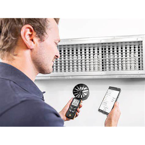 Anemómetro Digital de Vaneas Testo 417 Original y Nuevo |   Ventilador de 4 Pulgadas, Conexión a Aplicación |   Modelo 0563 0417 para Medición de Flujo de Aire en HVAC - Product Image 2