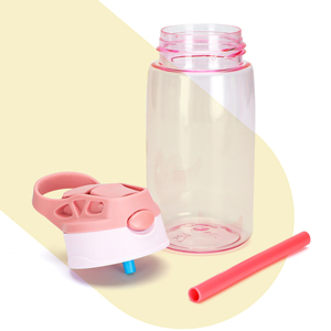 SilverJet <b>Kids</b> Plastic Water Bottle 480ml With Straw For School Outdoor Sport Use - Product Image 5
