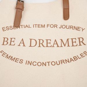 Bolso de Hombro de Lona 100% Algodón de 16oz de Fábrica BSCI High King, Bolsos de Mano Personalizados para Mujer con Asa de Cuero - Product Image 5