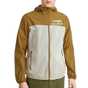 OEM Customized Long <strong>Thin</strong> Mens Reflective Outdoor Blank Hiking Fishing Softshell <strong>Waterproof</strong> Windbreaker <strong>Jacket</strong> - Product Image 1