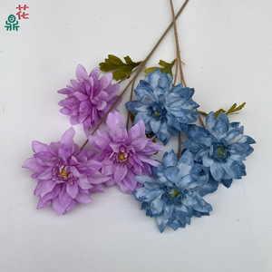 Fleurs artificielles en soie, orchidées gaufrées et modelées, décorations de mariage réalistes pour les allées et les marqueurs de salle - Product Image 2