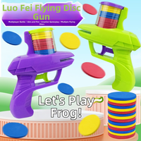 Lanceur de balles souples interactif UFO en ABS pour enfants, pour jeu parent-enfant, sûr et respectueux de l'environnement
