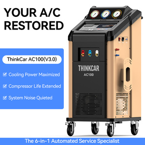 Máquina de Servicio de Aire Acondicionado Automática THINKCAR AC100 LITE 2 en 1 Universal de Llenado Preciso para Gasolina - Product Image 2