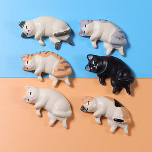 New Arrival Toy Mini Cartoon Figure Home Decor Micro Landscape Farm Decorations Resin Animal <strong>Figurines</strong> Sleeping Miniature <strong>Cat</strong> - Product Image 2