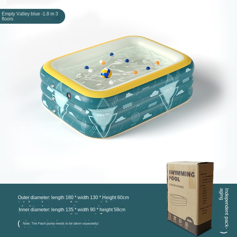 1.8-meter Three Ring Blue (does not include inflation pump)