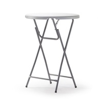 Table de bistrot pliante (haute) / Table de cocktail pliante / Table de bar pliante / Table de bar à hauteur standard pliante