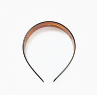 Serre-tête Rétro Mignon Fait Main en Acétate pour Femme - Bandeau Large Élégant, Accessoire Cheveux Classique et Tendance