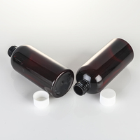 Bouteille vide en PET pour capsules médicales, flacon de 250 ml en plastique pour sirop contre la toux ou suppléments, avec bouchon à vis