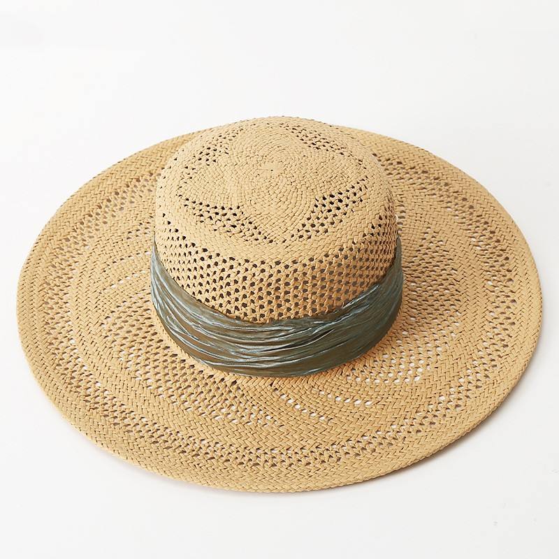 Women Ladies Outdoor Vacation Wide Brim Summer Natural Flower