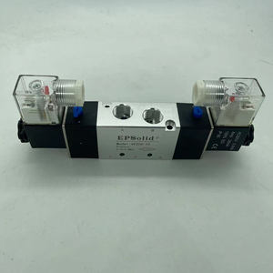 Van điện từ khí nén <span class=keywords><strong>5</strong></span> chiều 3/8 inch chất lượng cao, <span class=keywords><strong>2</strong></span> vị trí, 4V320-10, cuộn dây đôi, thương hiệu EPSolid - Product Image 2